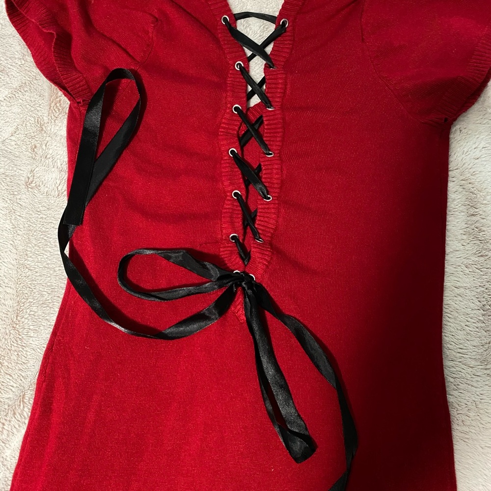 Sexy red dress
